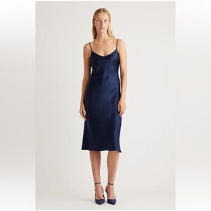 Quince Silk Slip Dress